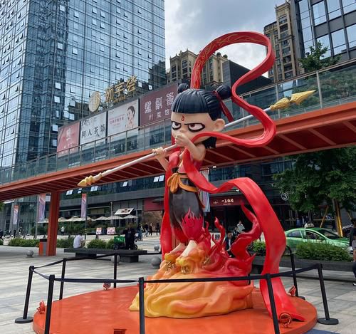 飄帶哪吒，3d打印，按需定制